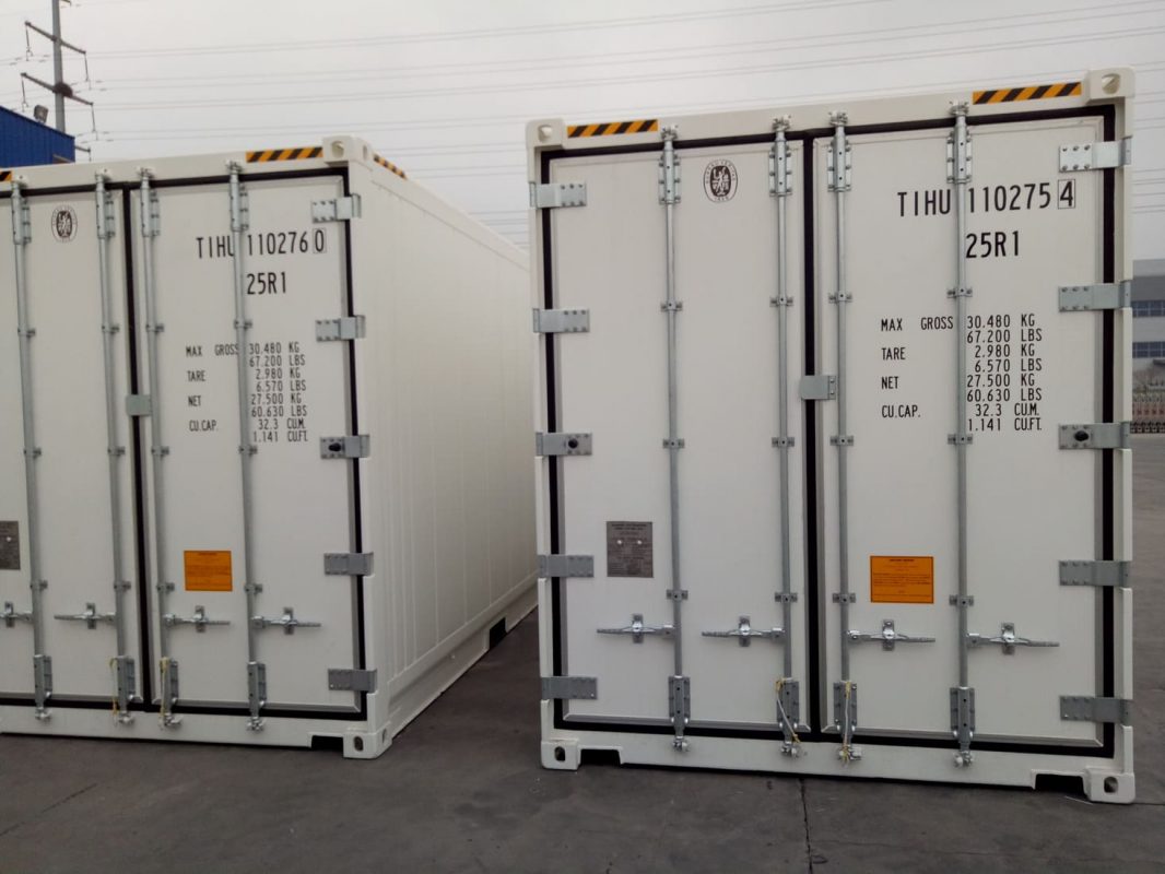 20' high cube refrigerated container