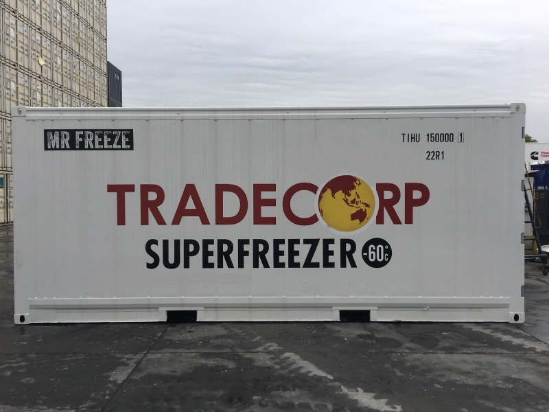 20' refrigerated container super freezer -60c