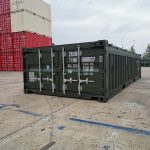 20' half height shipping containers