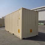 20' hc light ivory shipping containers for sale