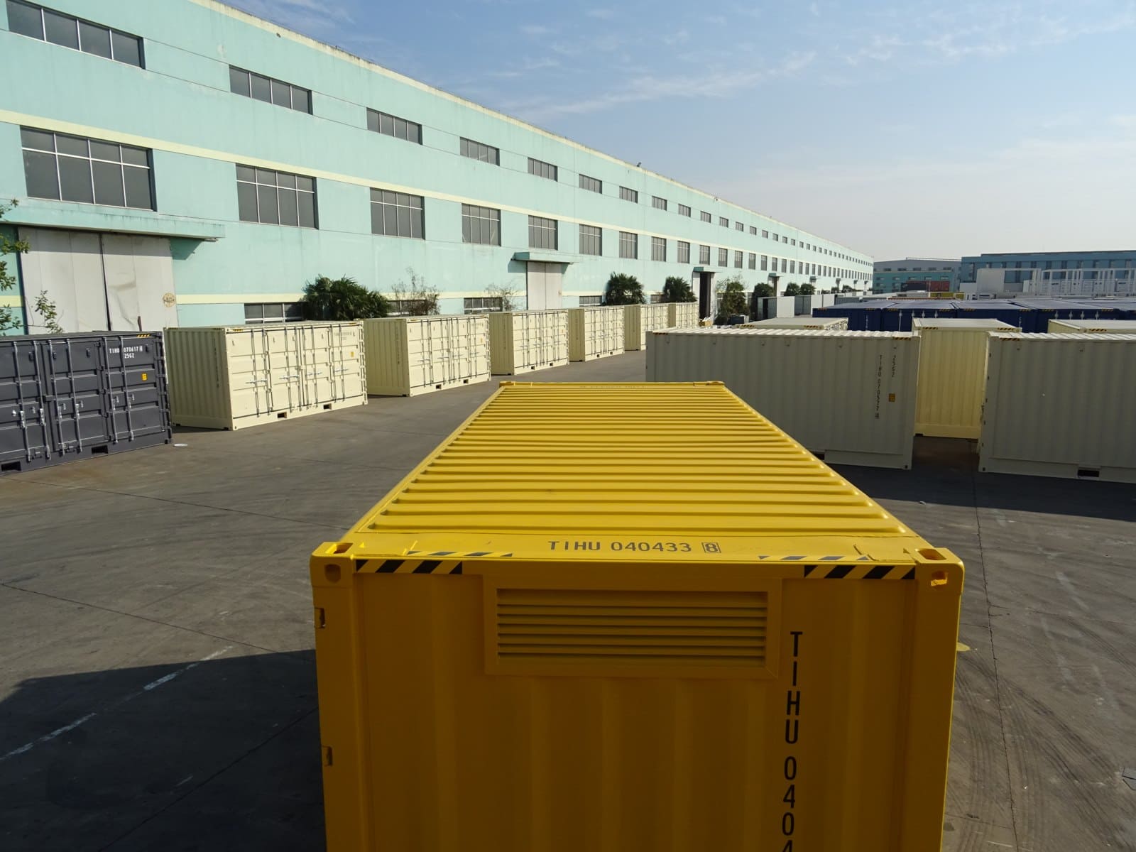 20' high cube side open dangerous goods container 11