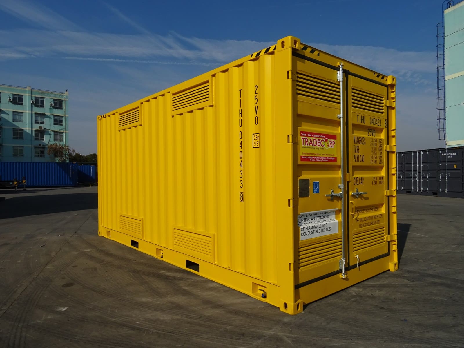 20' high cube side open dangerous goods container 3