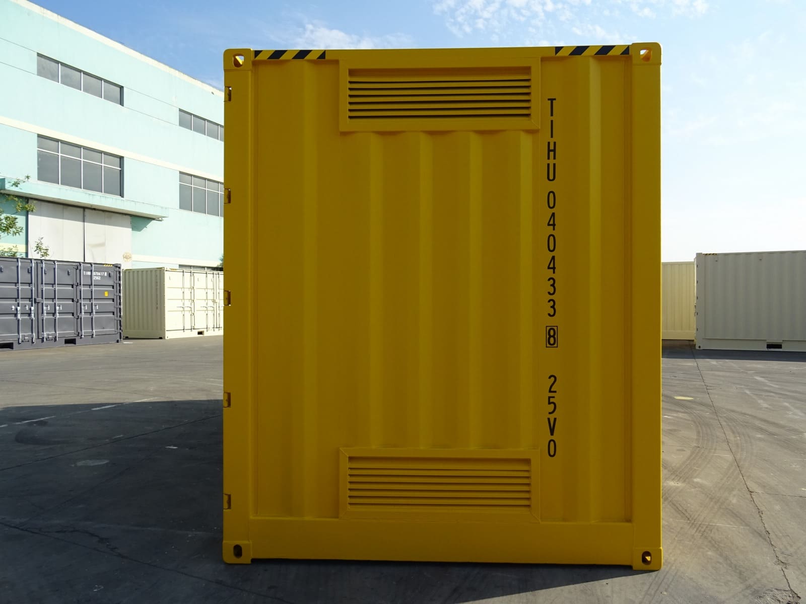 20' high cube side open dangerous goods container 6