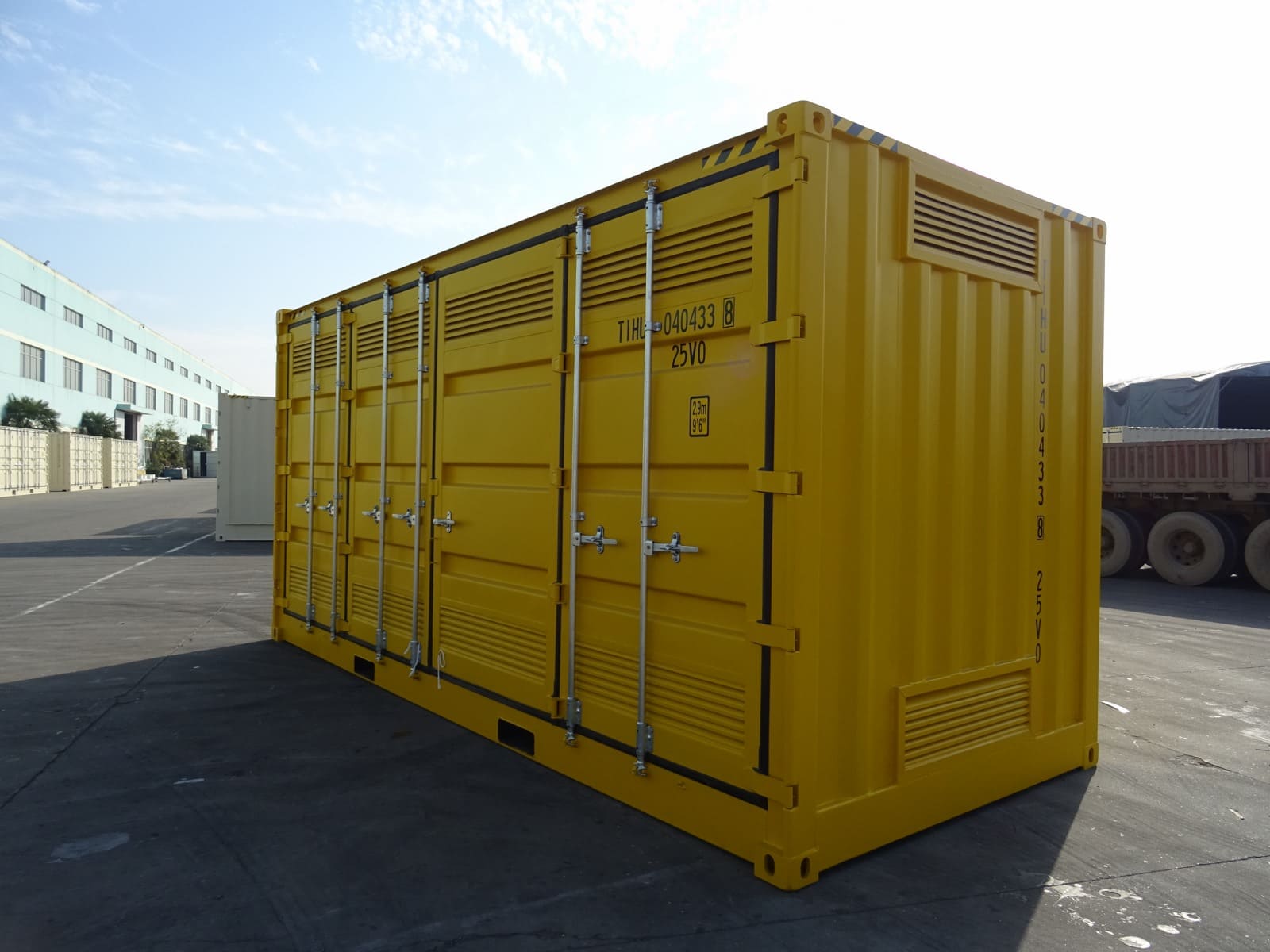 20' high cube side open dangerous goods container 7