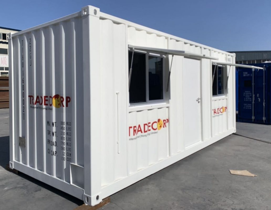 20ft Site Office Container With Pantry