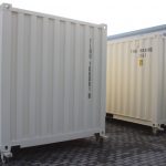 20ft storage container with 2x roll-up doors 6