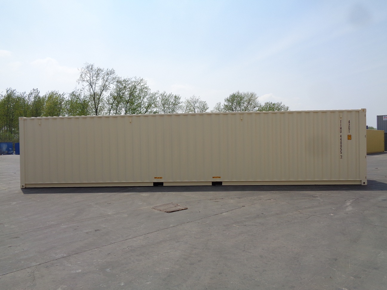 40' dc light ivory shipping containers for sale
