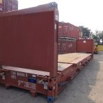 40 feet flat rack shipping containers